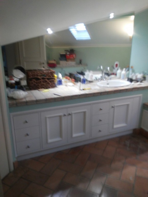 Bagno laccato bianco